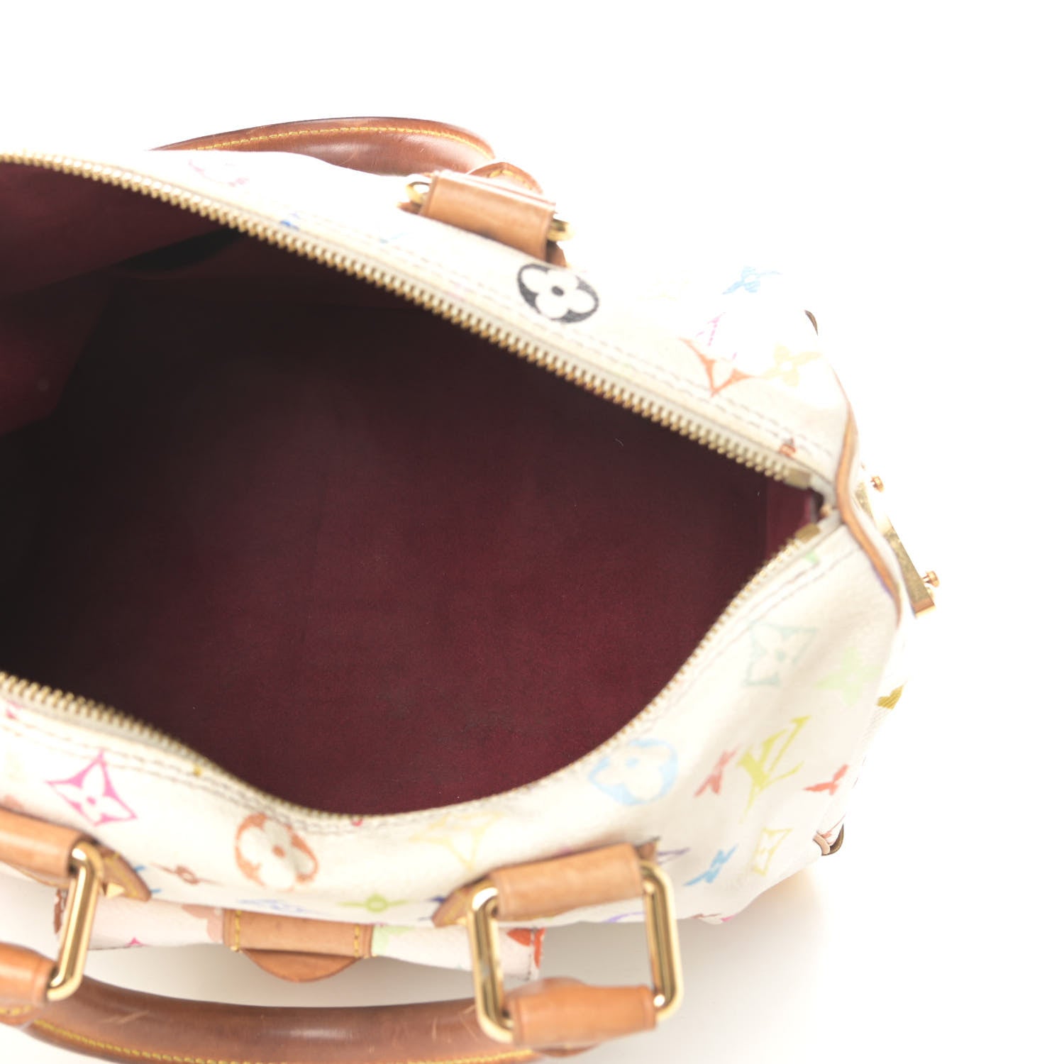 Louis Vuitton Monogram Multicolor Speedy 30 White 5 of 19