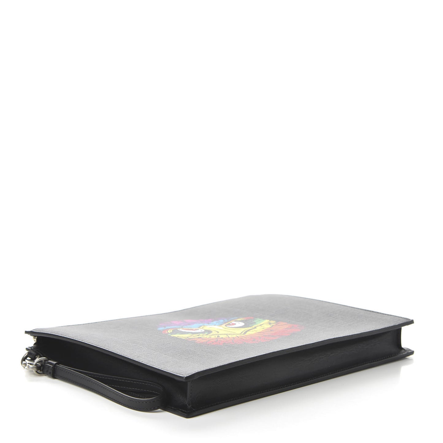 GG Supreme Monogram Rainbow Eagle Documents Holder Black Grey Multicolor