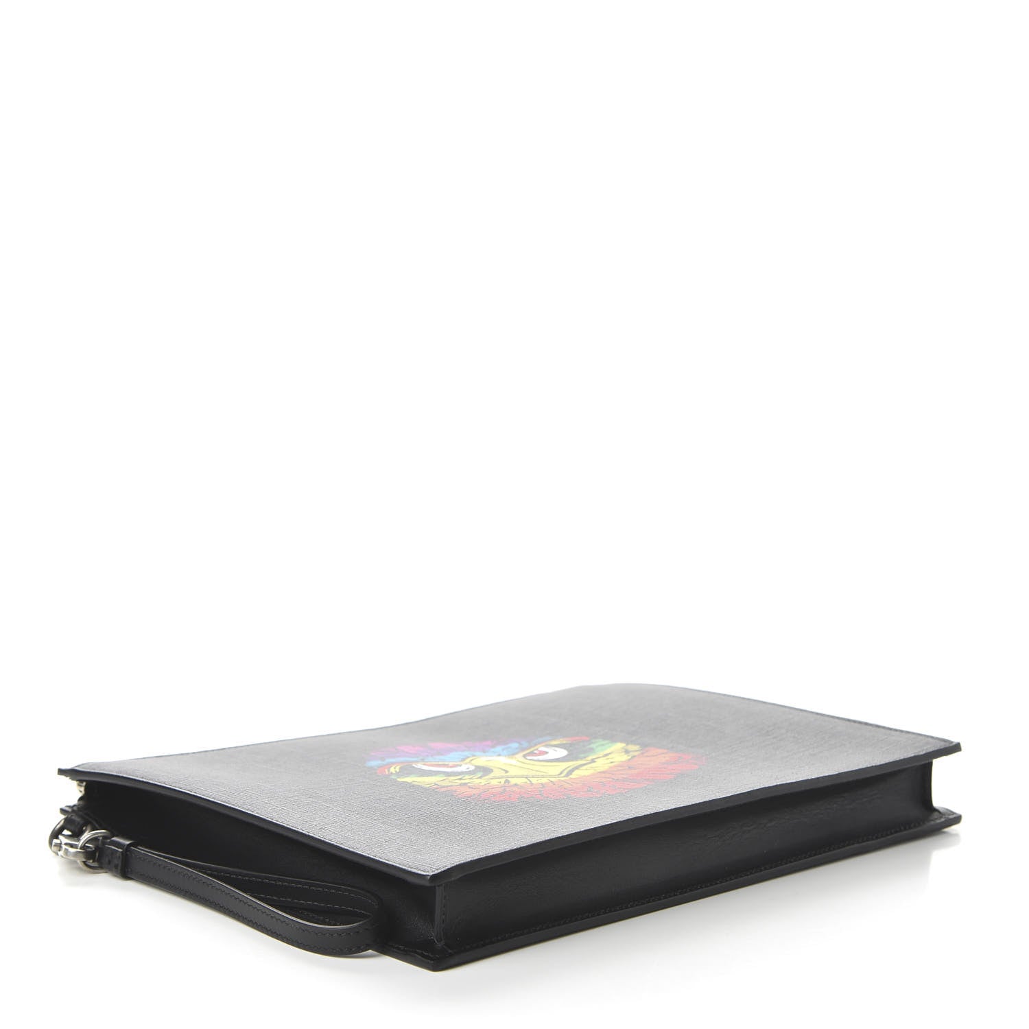Gucci GG Supreme Monogram Rainbow Eagle Documents Holder Black Grey Multicolor 4 of 10