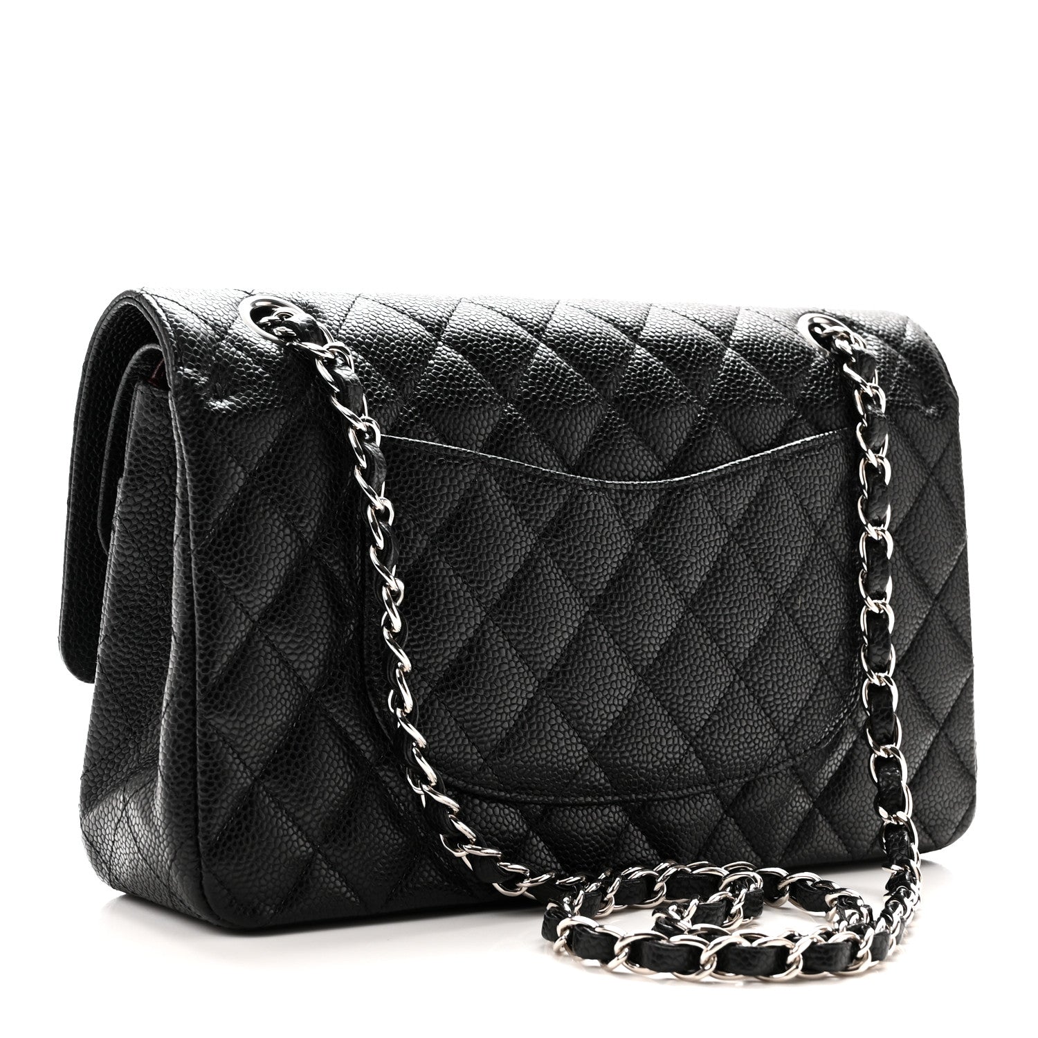 Chanel Caviar Quilted Medium Double Flap Black 3 of 10