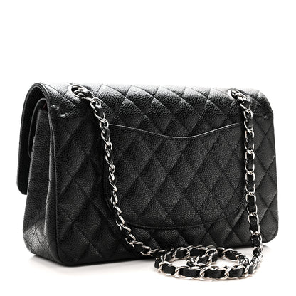 Chanel Caviar Quilted Medium Double Flap Black 3 of 10