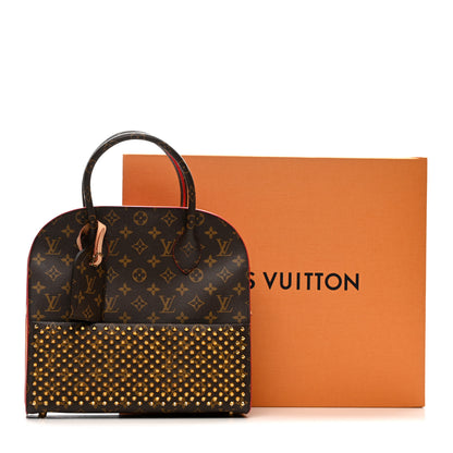 Louis Vuitton Monogram Calf Hair Spikes Iconoclasts Christian Louboutin Tote Red 16 of 16