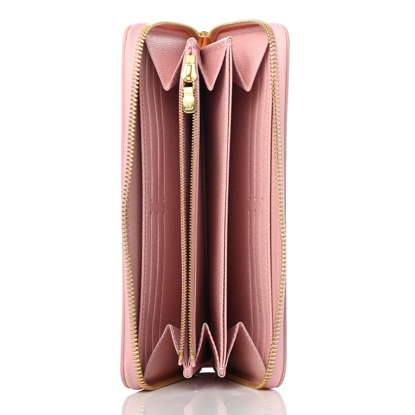 Damier Azur Zippy Wallet Rose Ballerine