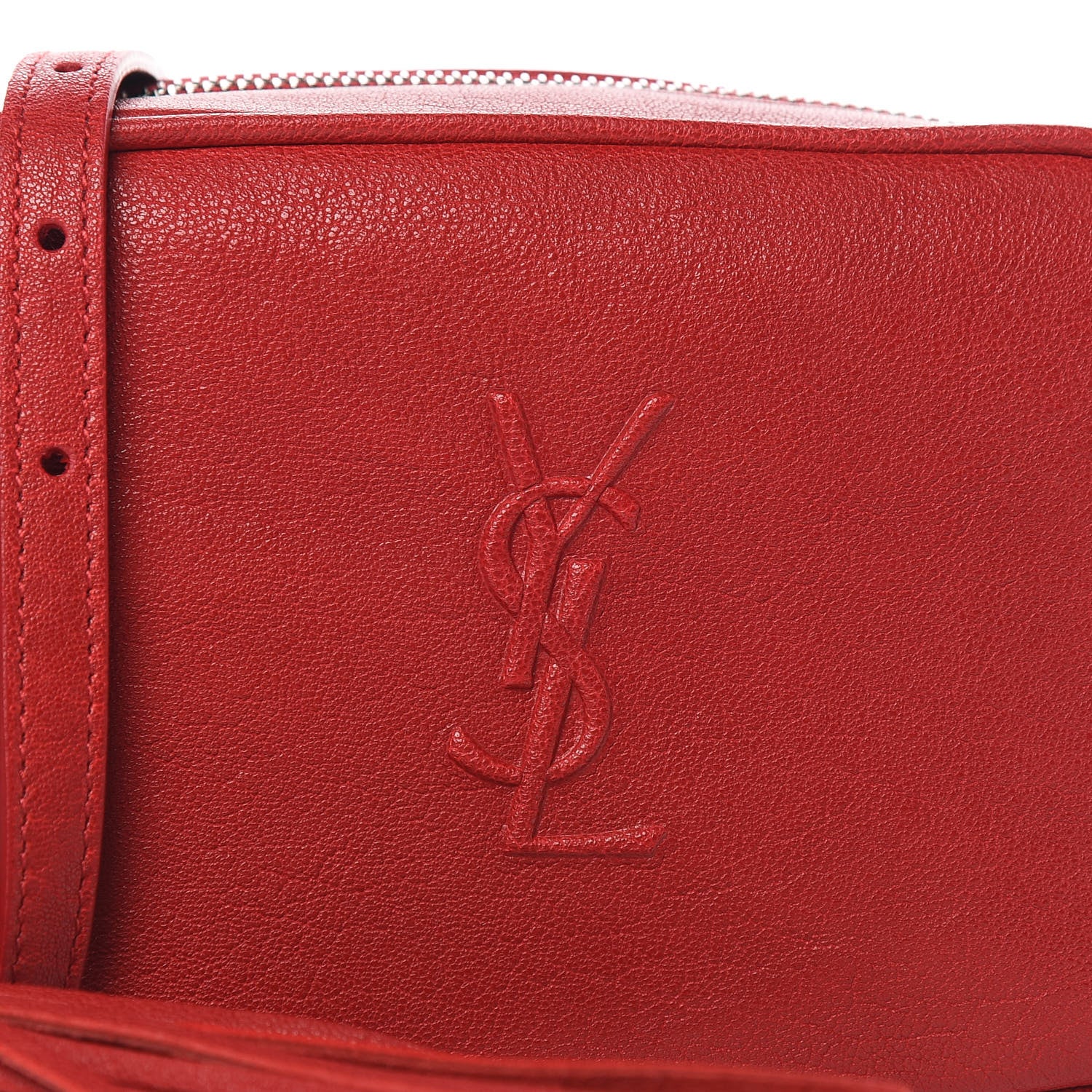 Saint Laurent Lambskin Monogram Lou Belt Bag Rouge Eros 10 of 10