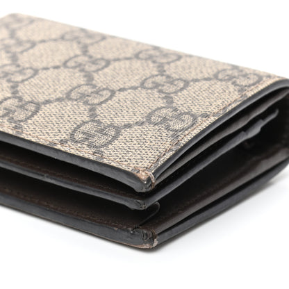 Gucci GG Supreme Monogram Card Case Beige 9 of 10