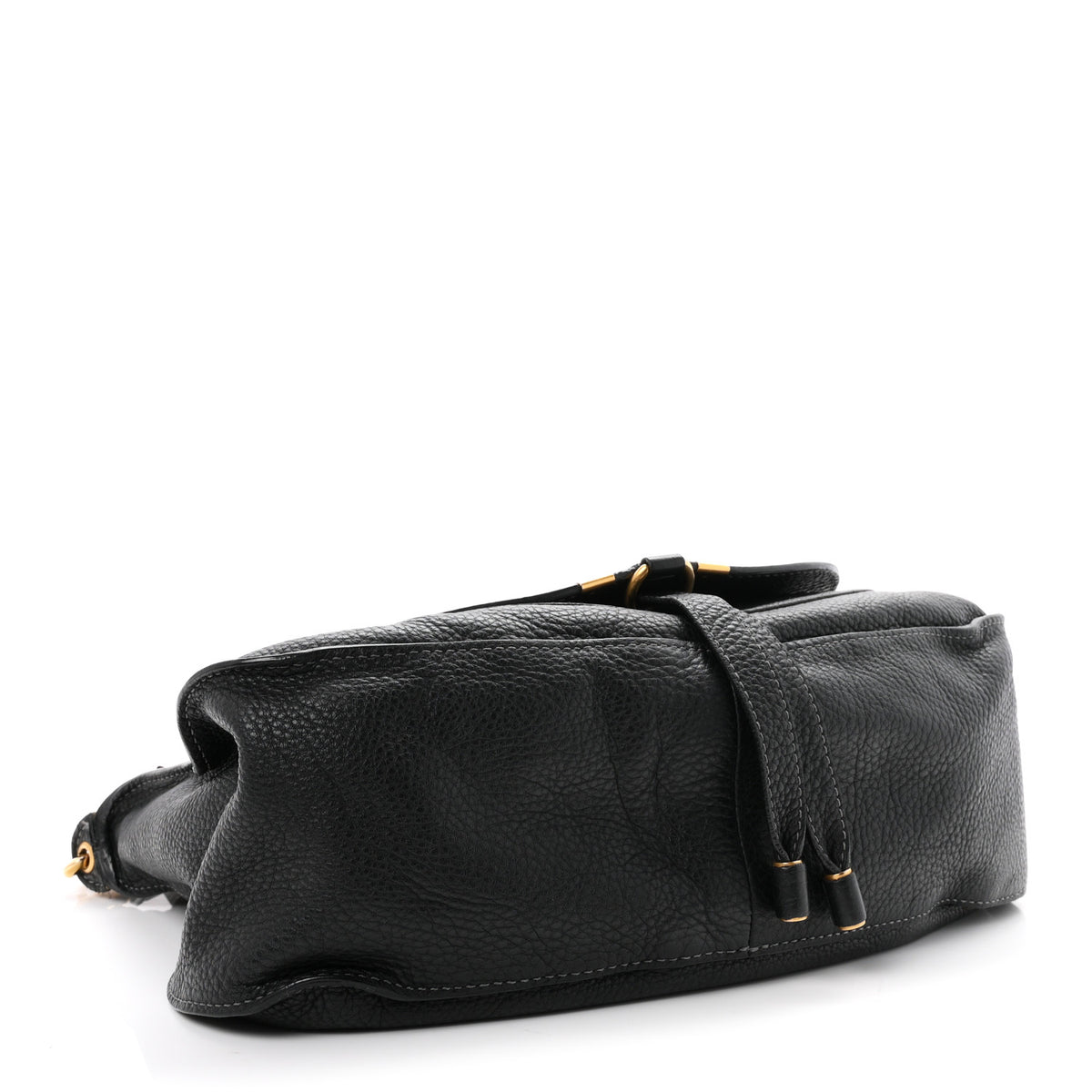 Calfskin Medium Marcie Satchel Black