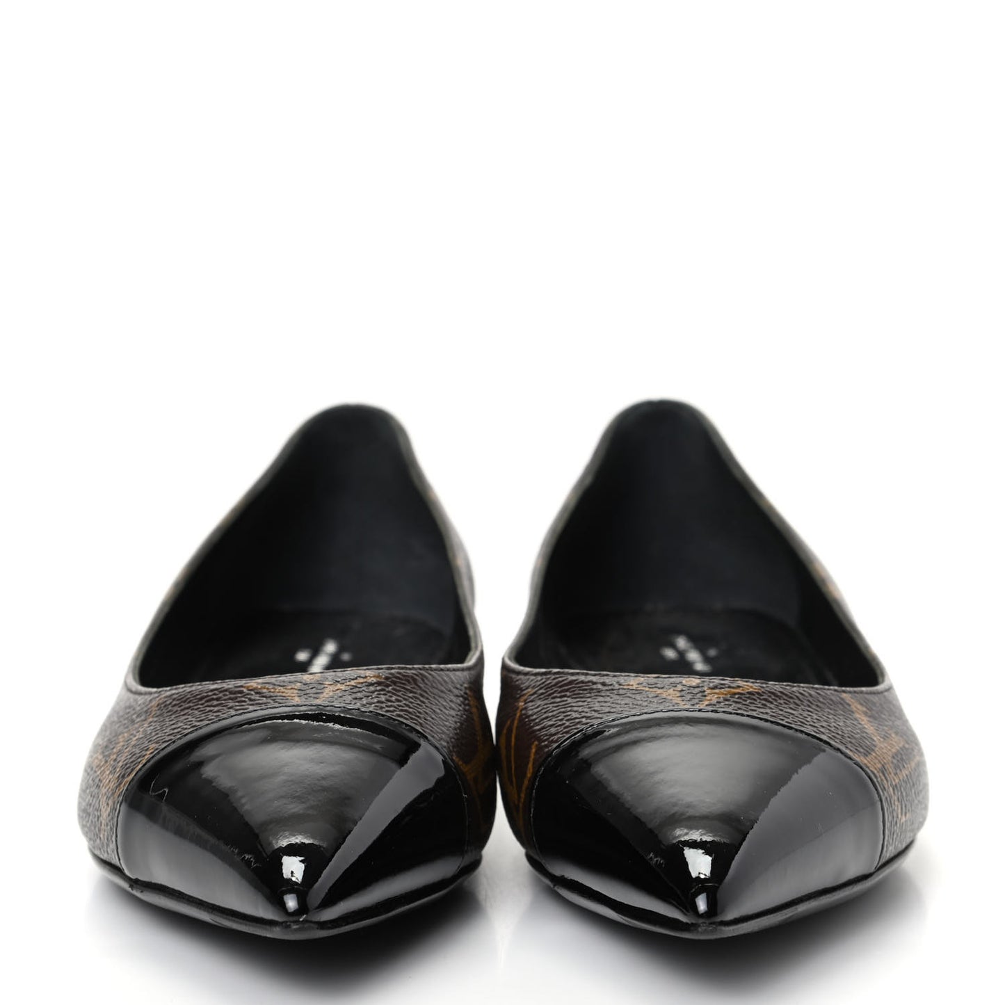 Patent Monogram Fetish Ballerina Flats 37.5