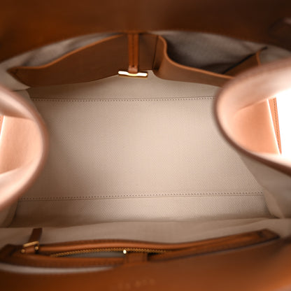 The Row Polished Saddle Calfskin Soft Margaux 12 Cuir 5 of 9