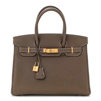 Hermes Togo Birkin 30 Etoupe 1 of 13