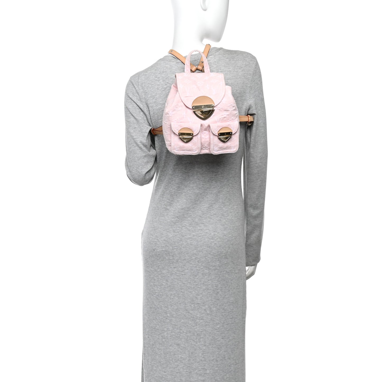 Denim Venice Backpack Washed Pink