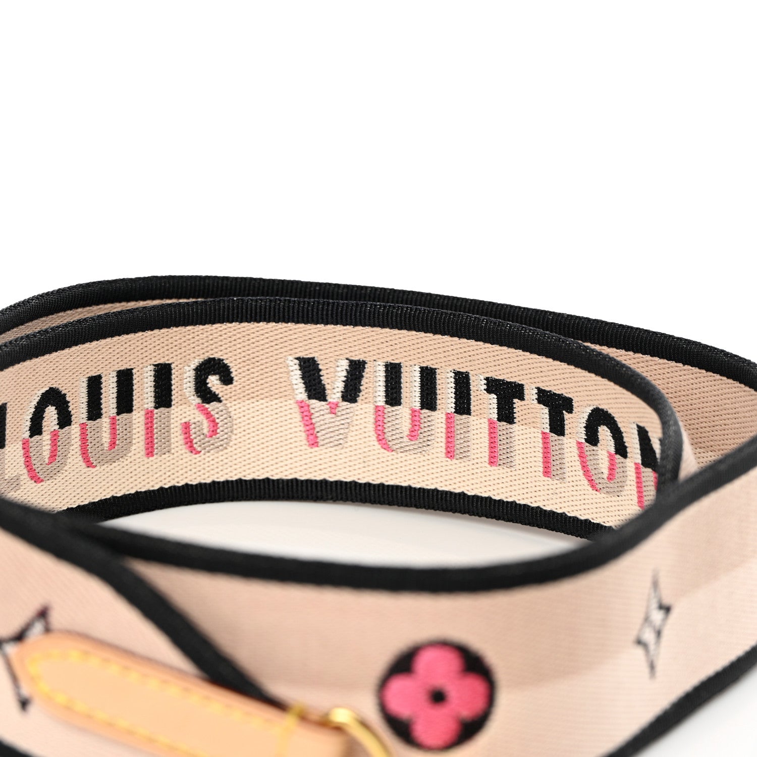 Louis Vuitton Jacquard Speedy Bandouliere 20 Shoulder Strap Black 4 of 4