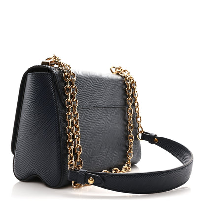 Louis Vuitton Epi Twist Shoulder Bag MM Indigo 4 of 11