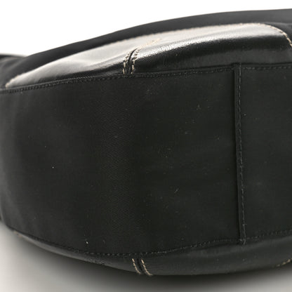 Prada Calfskin Tessuto Nylon Easy Shoulder Bag Black 7 of 10