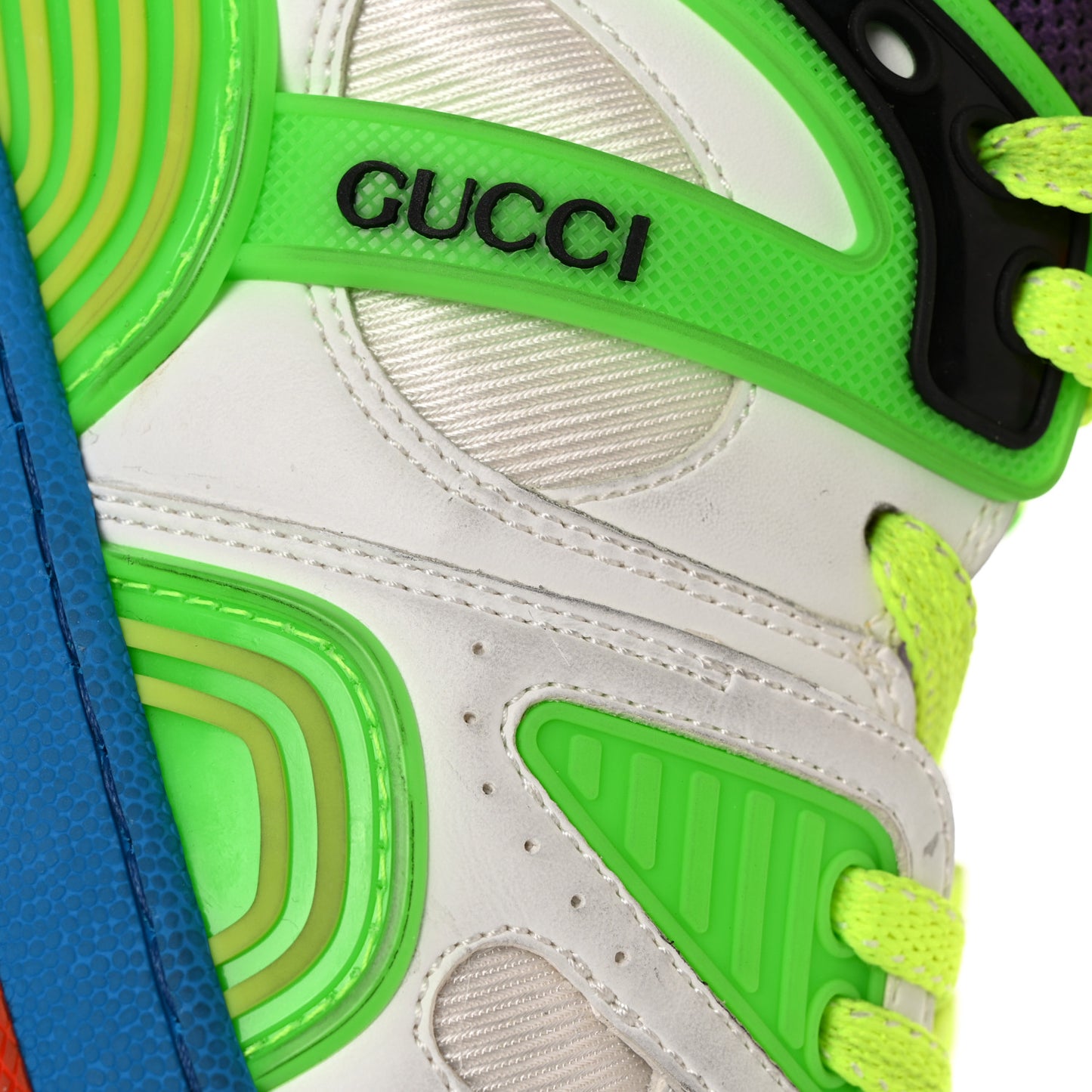 Demetra Womens Basket High Top Sneakers 37.5 Great White Shine Purple