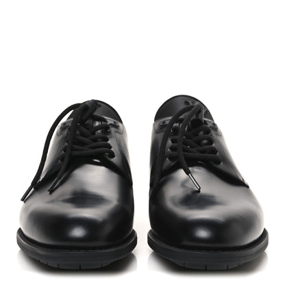 Louis Vuitton Calfskin Mens Formal Derby Shoes 8 Black 3 of 10
