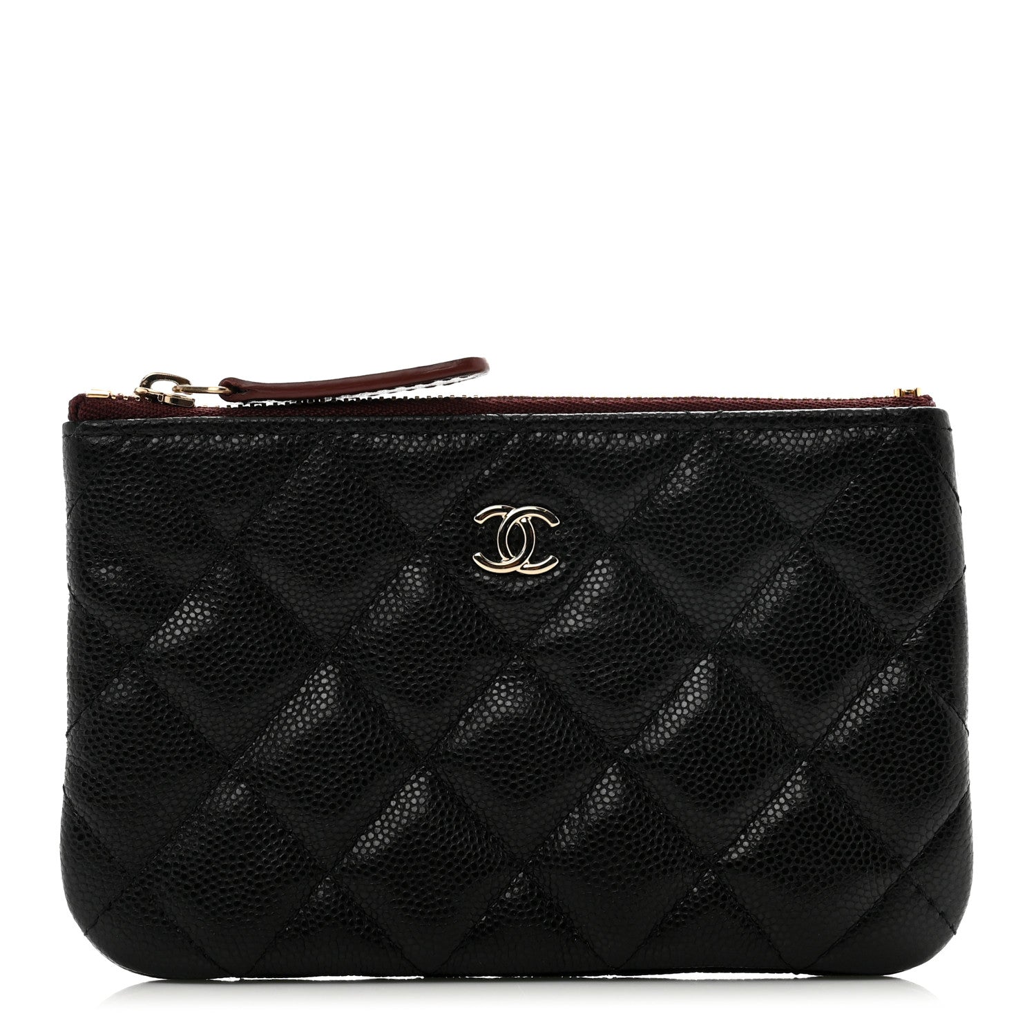 Chanel Caviar Quilted Small Cosmetic Case Black 1 of 7
