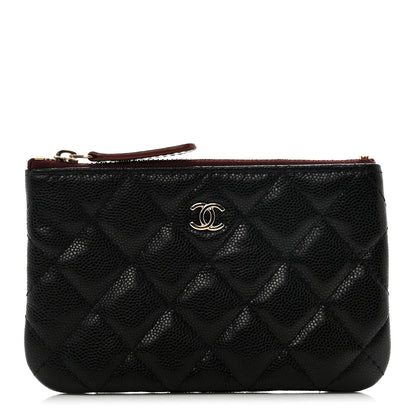 Chanel Caviar Quilted Small Cosmetic Case Black 1 of 7