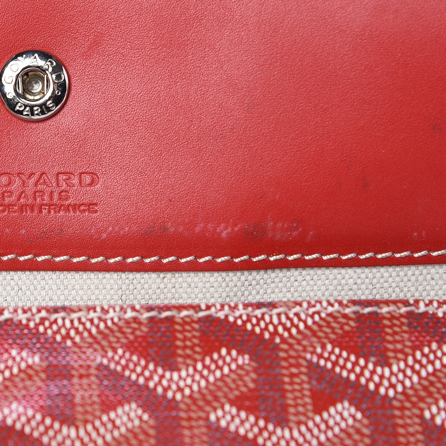 Goyard Goyardine Saint Louis GM Red 13 of 14