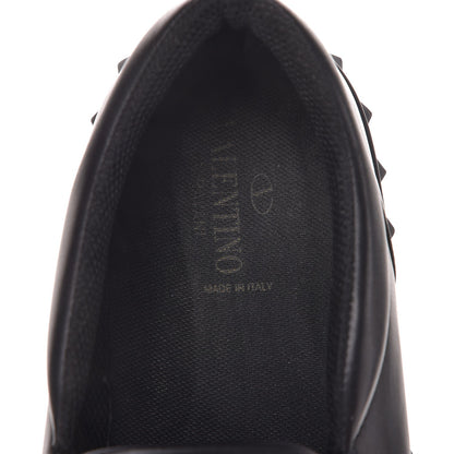 Valentino Garavani Vitello Rockstud Slip On Sneakers 43 Black 7 of 9
