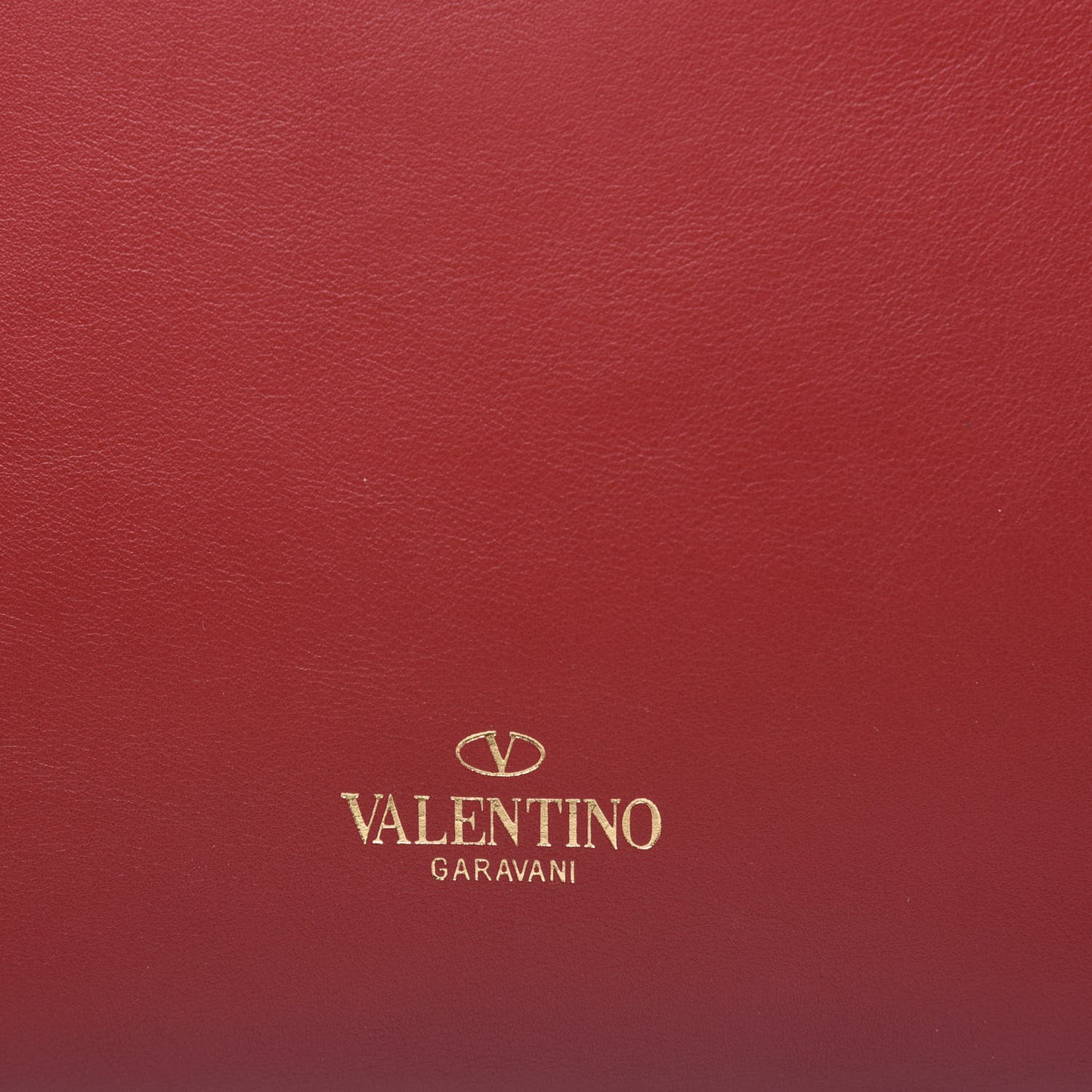 Vitello Rockstud Dome Shopper Rosso Valentino