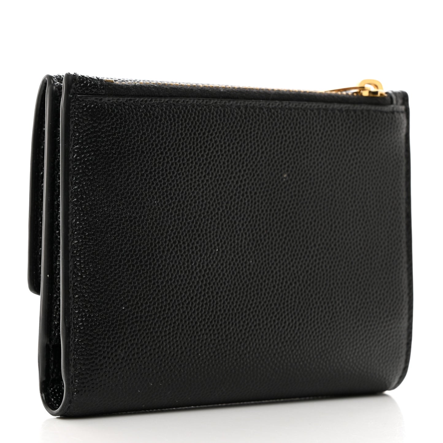 Grain De Poudre Monogram Bi-Fold Wallet Black