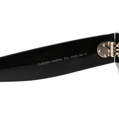 Celine Acetate Rectangular Sunglasses CL4009IN Black 5 of 6