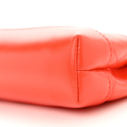 Chanel Shiny Lambskin Quilted Micro 31 Clutch With Chain Red 10 of 10