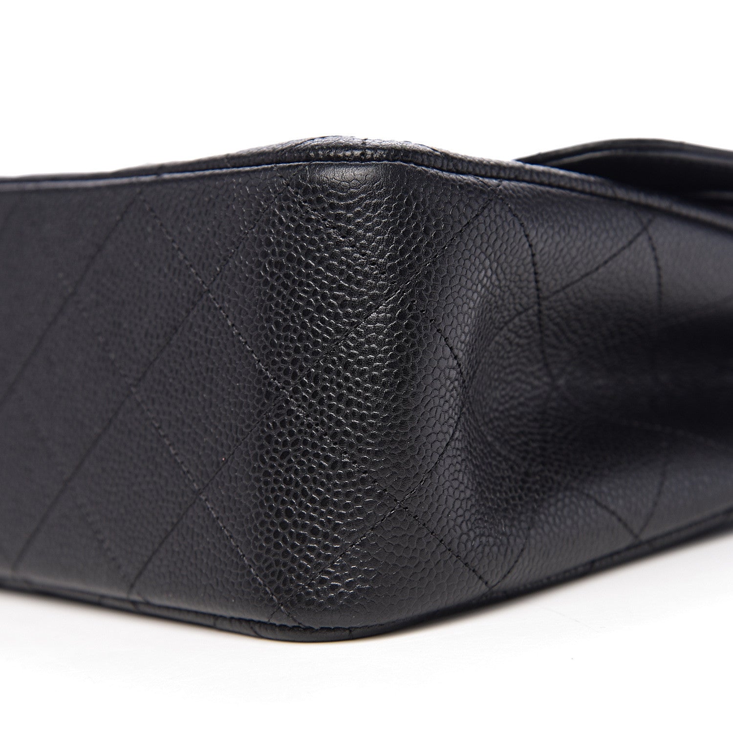 Chanel Caviar Quilted Jumbo Double Flap Black 13 of 14