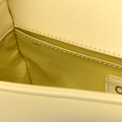 Chanel Lambskin Quilted Small Boy Flap Yellow 5 of 6