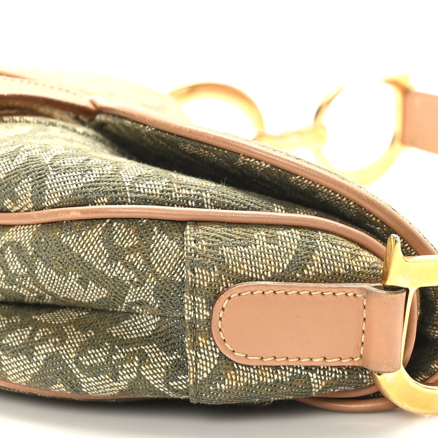 Monogram Saddle Bag Green