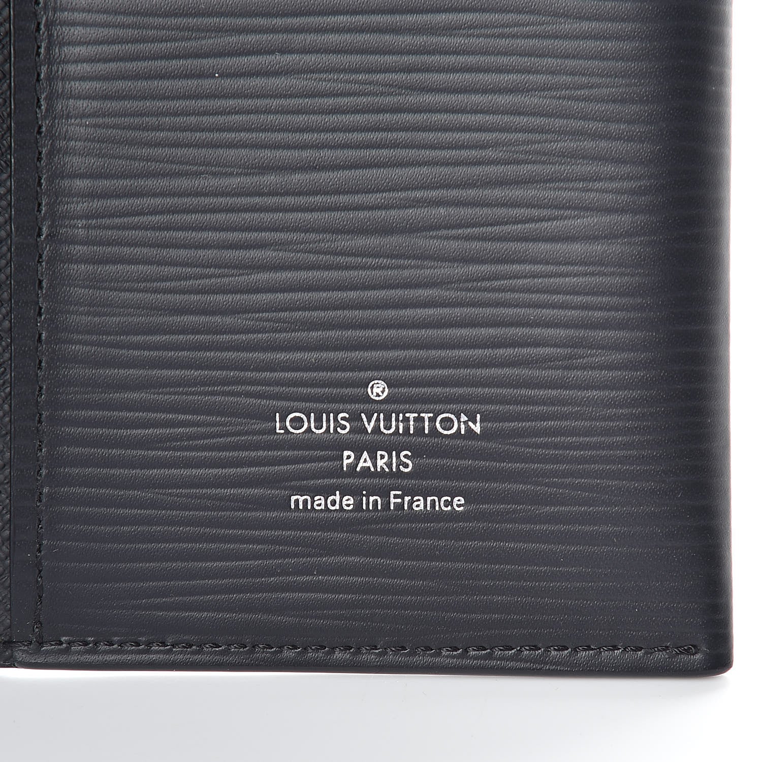 Louis Vuitton Epi Checkbook Cover Black 6 of 7