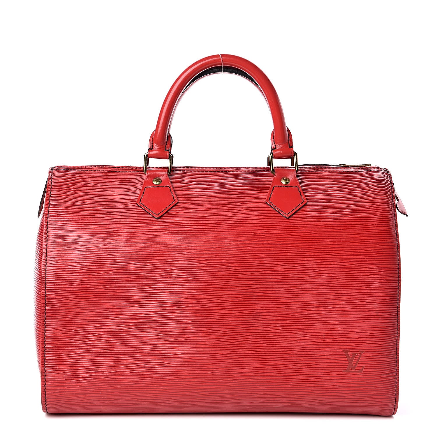 Louis Vuitton Epi Speedy 30 Castillan Red 1 of 13