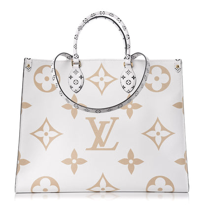 Louis Vuitton Monogram Giant Onthego GM Kaki Beige 1 of 11