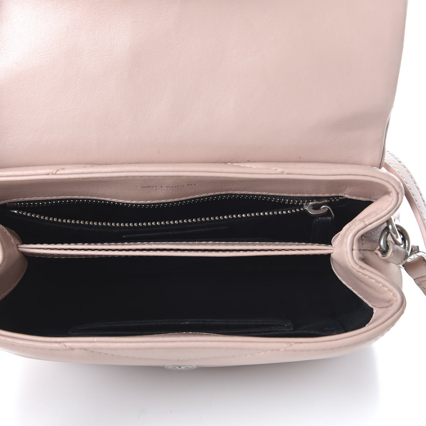 Calfskin Y Quilted Monogram Toy Loulou Crossbody Bag Tender Pink