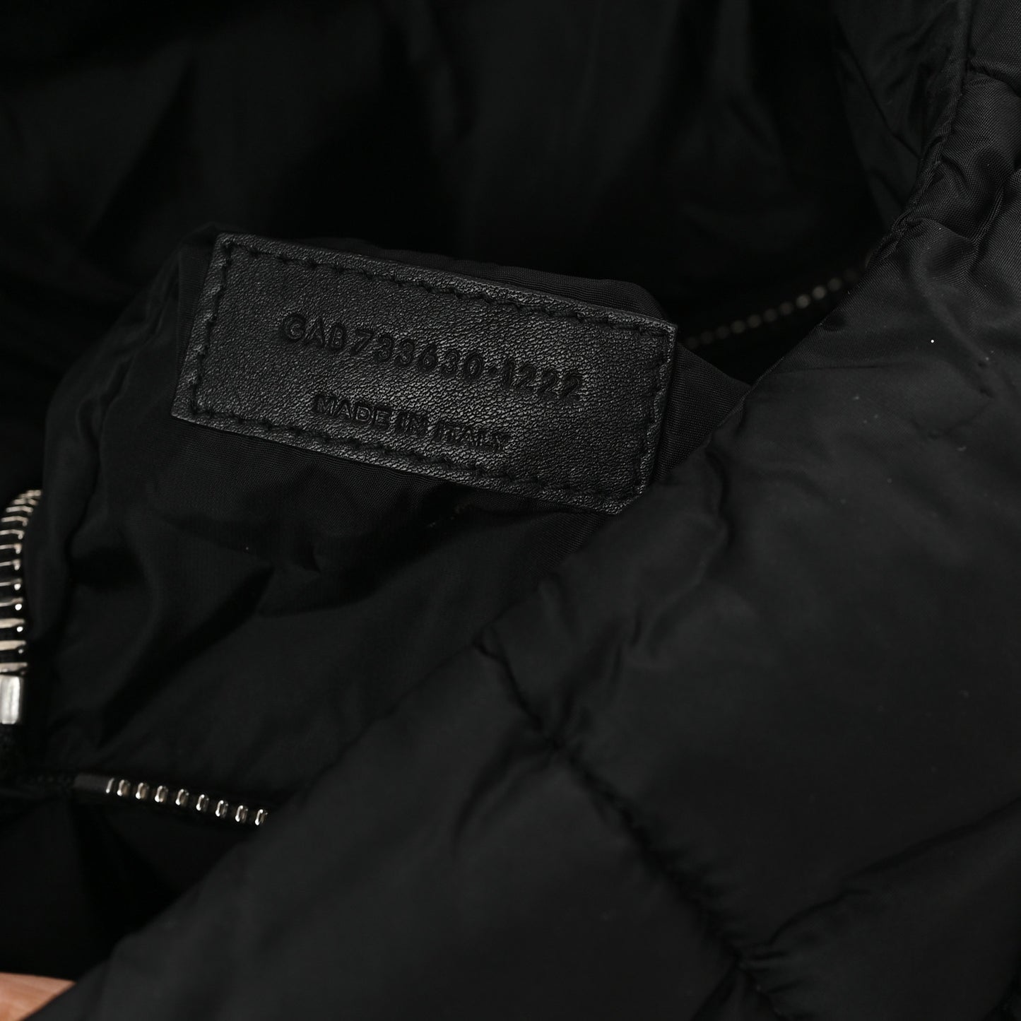 Econyl Nylon Lou Puffer Messenger Black