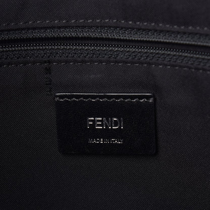 Fendi Nylon Vitello Elite Monster Eyes Tote Blue Scuro White Multicolor 6 of 10