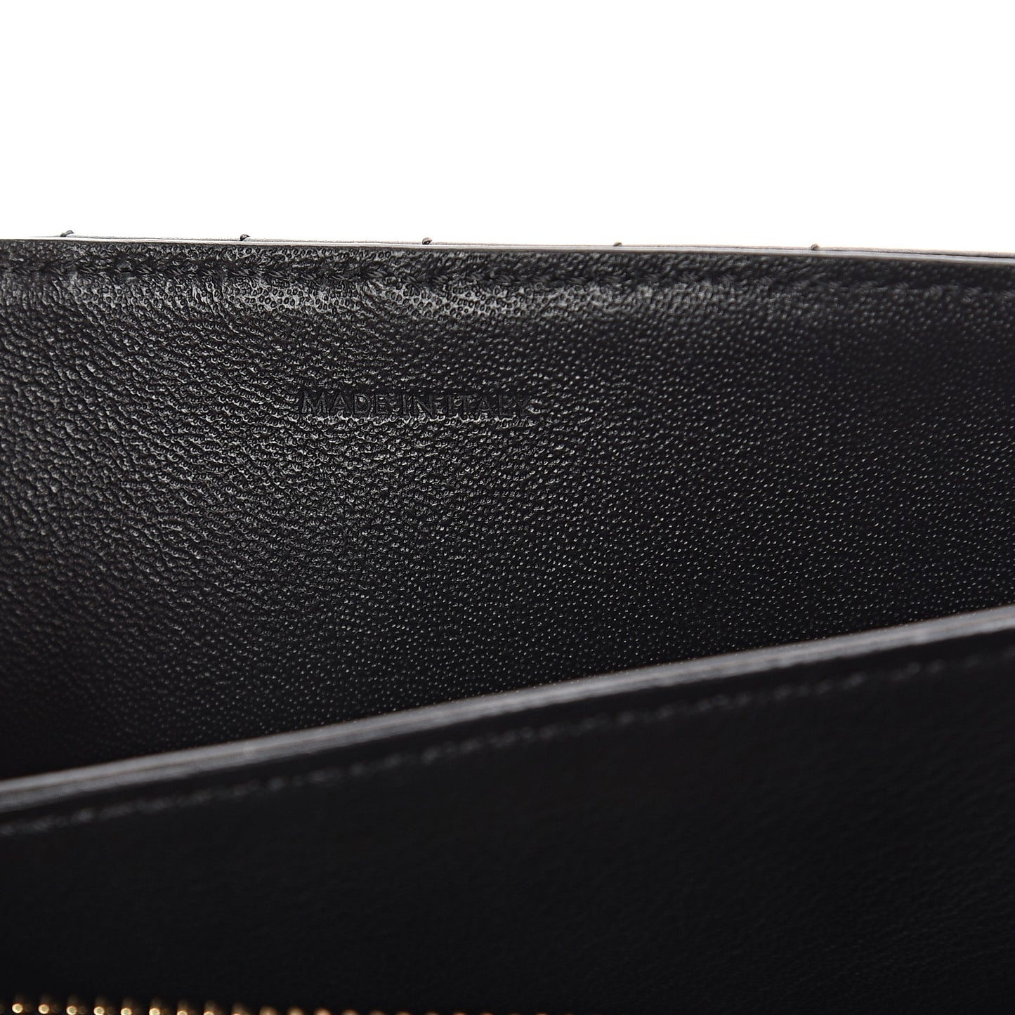 Calfskin Quilted Medium C Bag Black