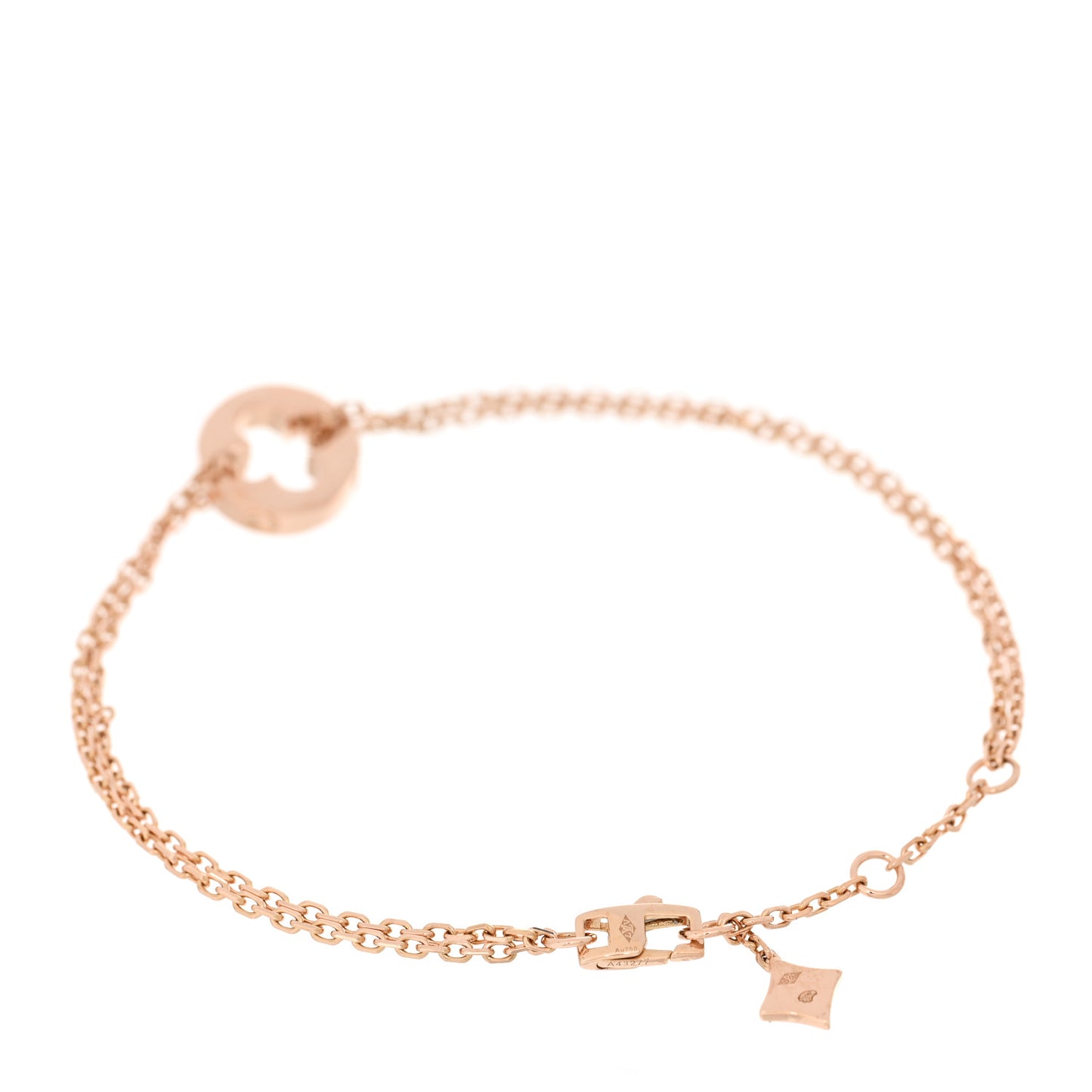 18K Rose Gold Empreinte Chain Bracelet
