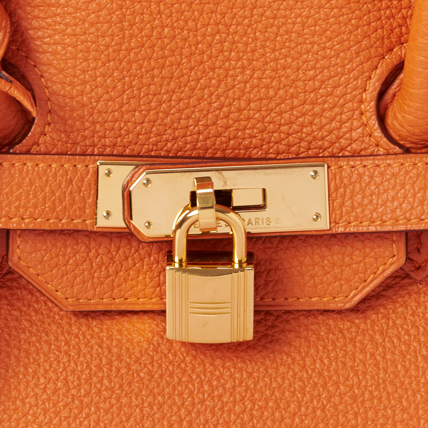Togo Birkin 35 Orange