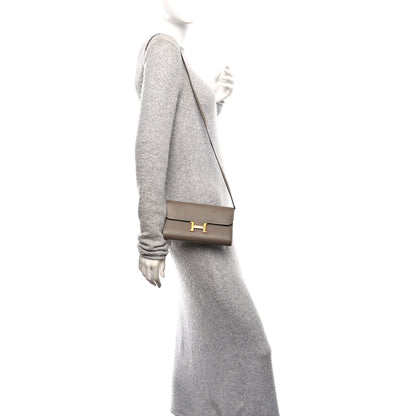 Hermes Epsom Constance Long To Go Wallet Etoupe 2 of 12