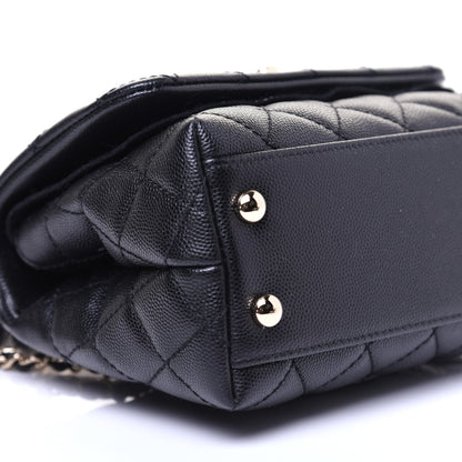 Chanel Caviar Quilted Extra Mini Coco Handle Flap Black 6 of 13