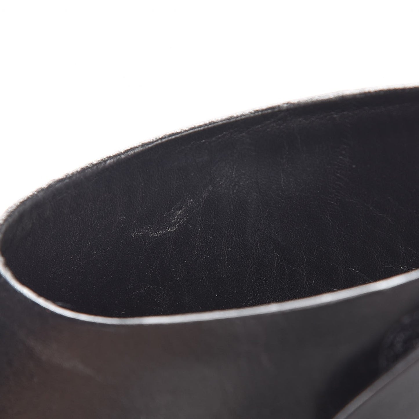 Calfskin Espadrille Wedge Sandals 37 Black