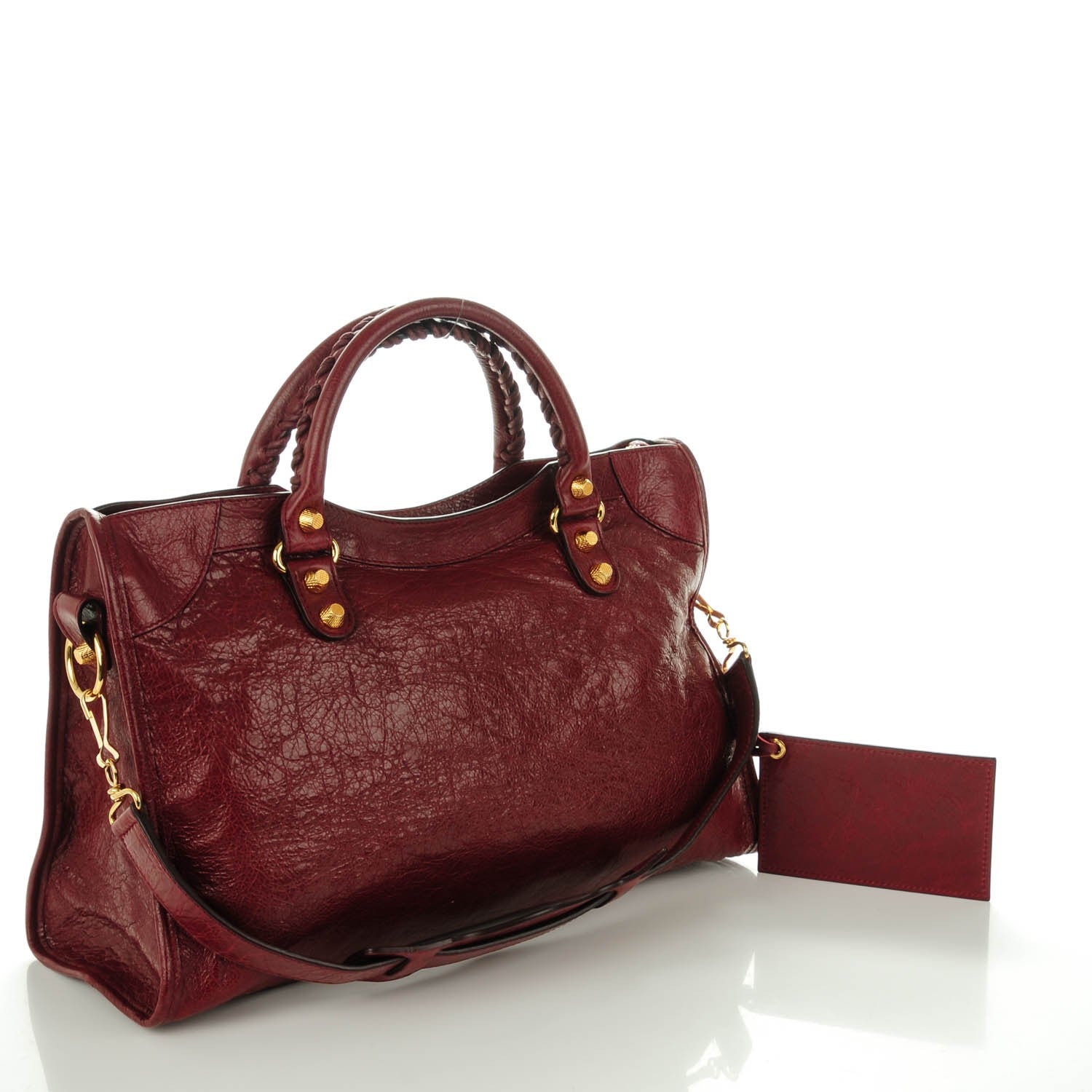 Balenciaga Agneau Giant 12 Gold Hardware City Rouge Cerise 3 of 8
