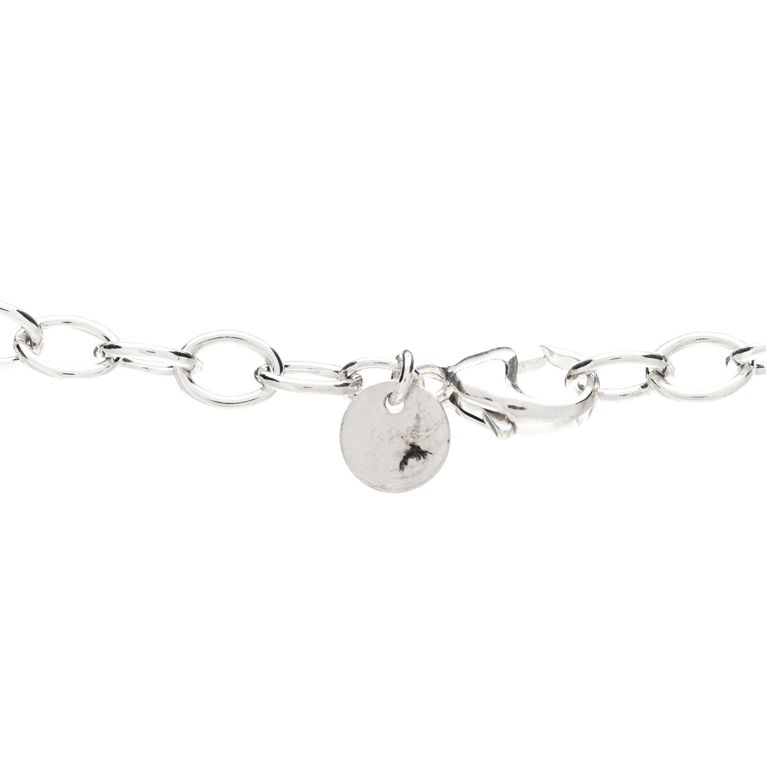Tiffany Sterling Silver Narrow Infinity Link Necklace 4 of 4