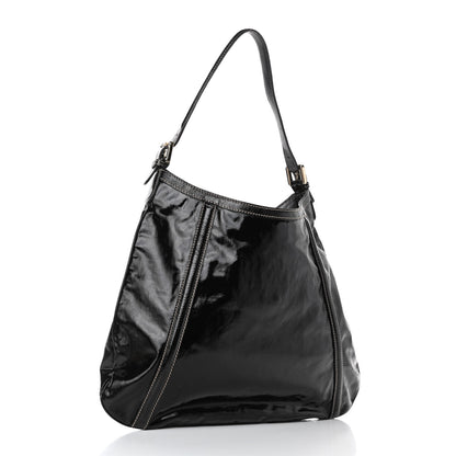 Gucci Dialux Medium Britt Shoulder Bag Black 2 of 6