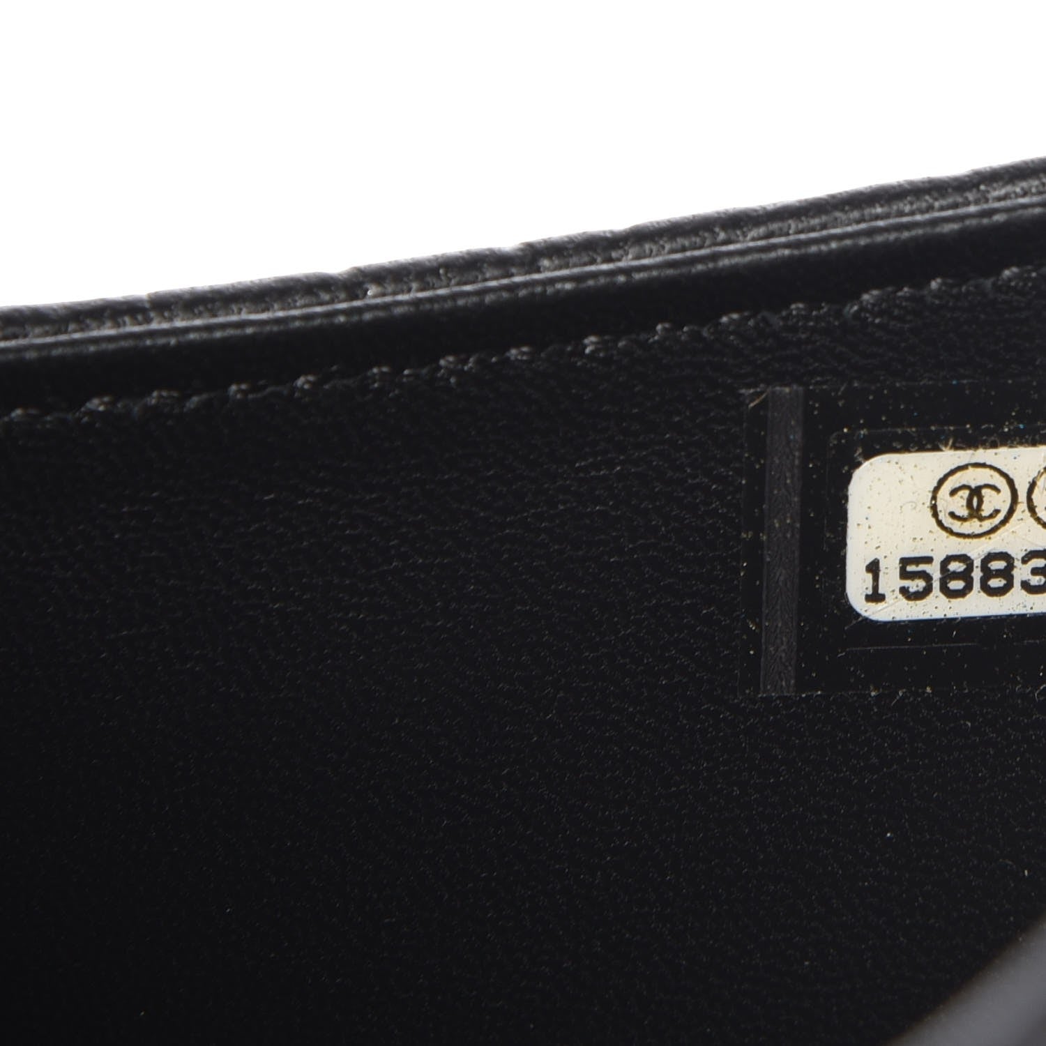 Chanel Lambskin Camellia Embossed iPad Case Black 7 of 9