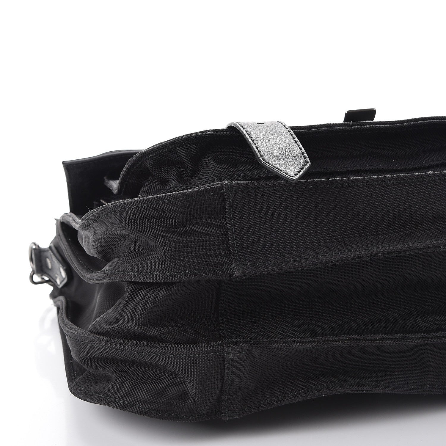 Proenza Schouler Lambskin Nylon Extra Large PS1 Satchel Black 13 of 14