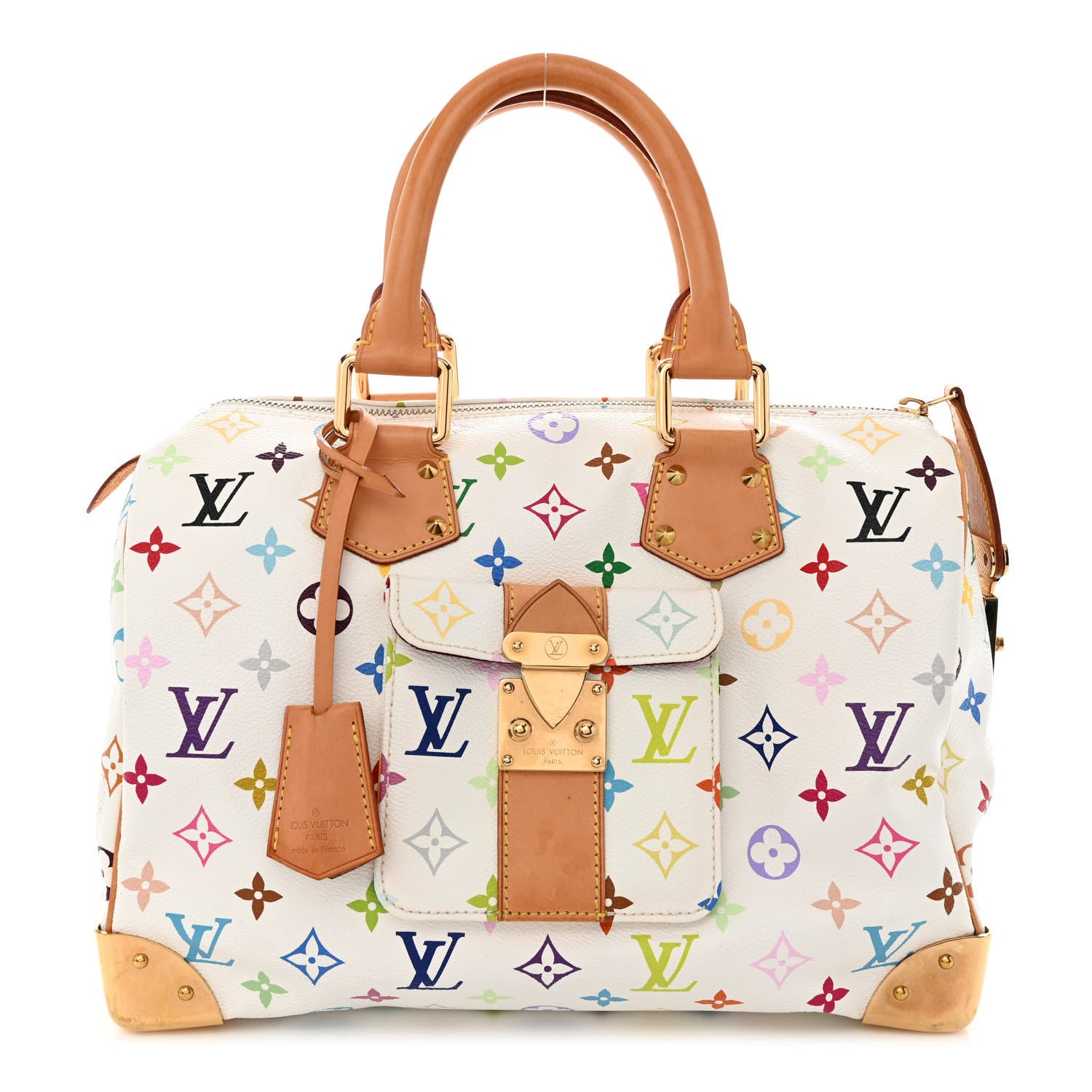 Louis Vuitton Monogram Multicolor Speedy 30 White 1 of 9