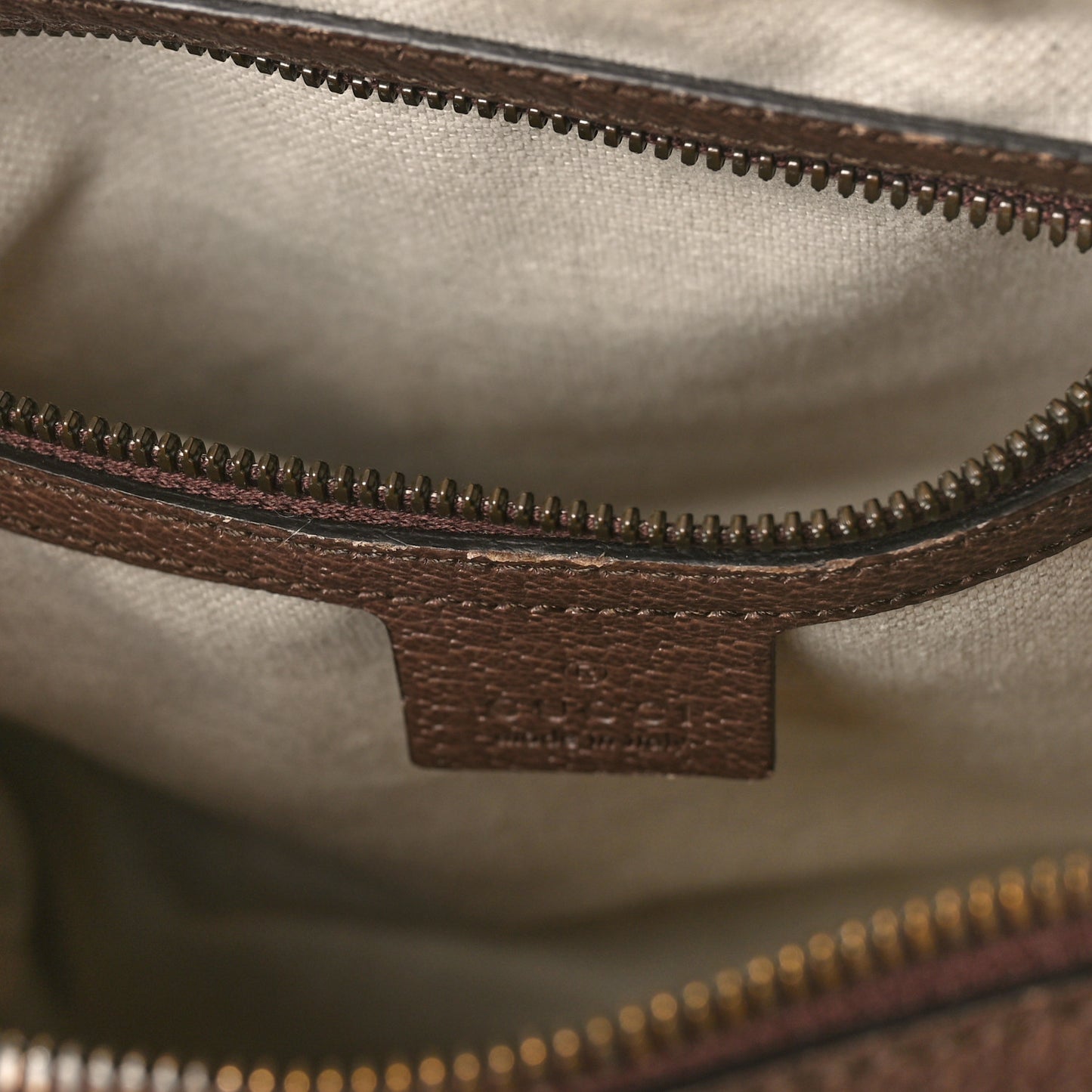 GG Supreme Monogram Web Small Ophidia Messenger Bag Brown