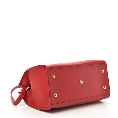 Saint Laurent Calfskin Small Classic Y Cabas Red 4 of 8